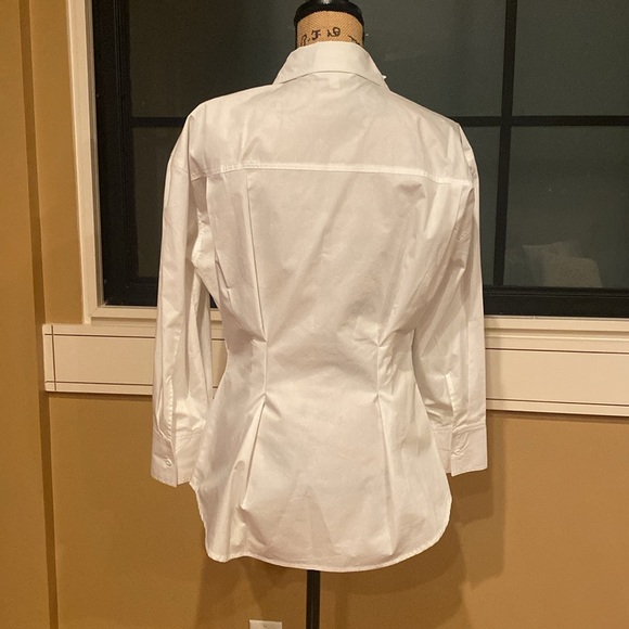Steve Madden Nadia White Button Down Shirt. Sz Small. NWOT - Picture 4 of 4